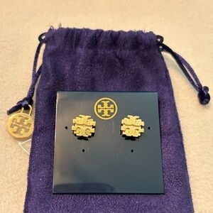 New Tory Burch Logo Earrings